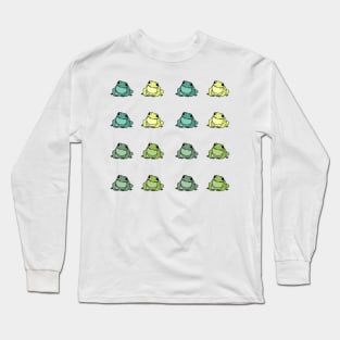 Mini Frogs Bundle - greens Long Sleeve T-Shirt